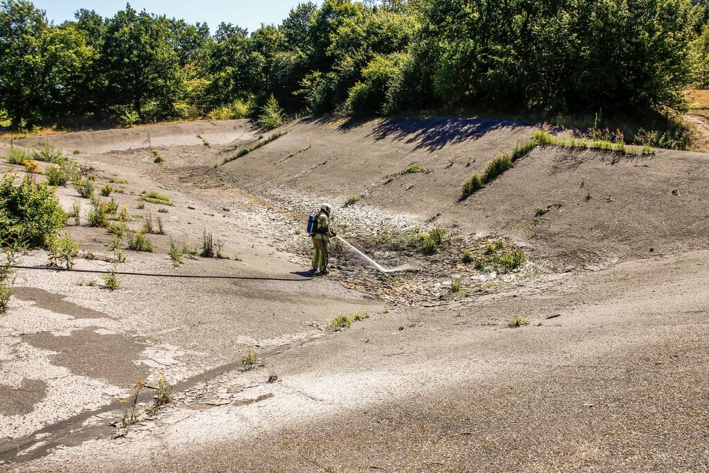 Mountainbiker treft brand aan