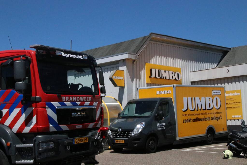 Jumbo ontruimd