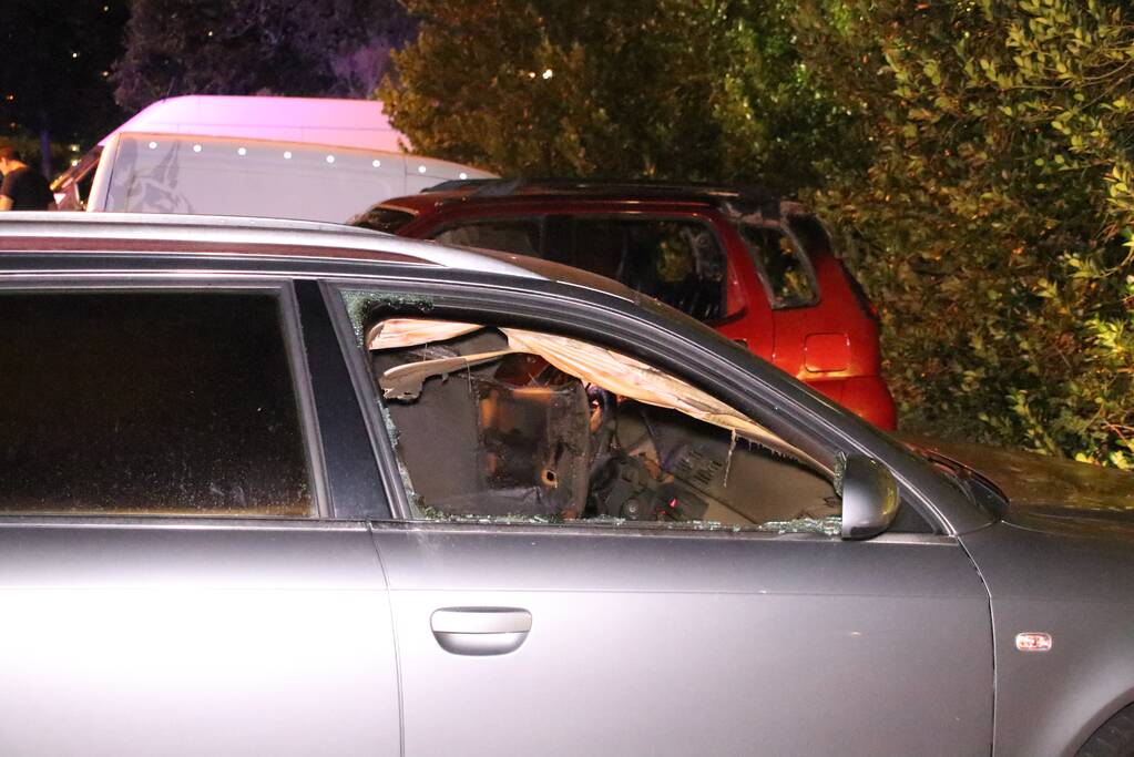 Twee auto's branden uit mogelijk brandstichting