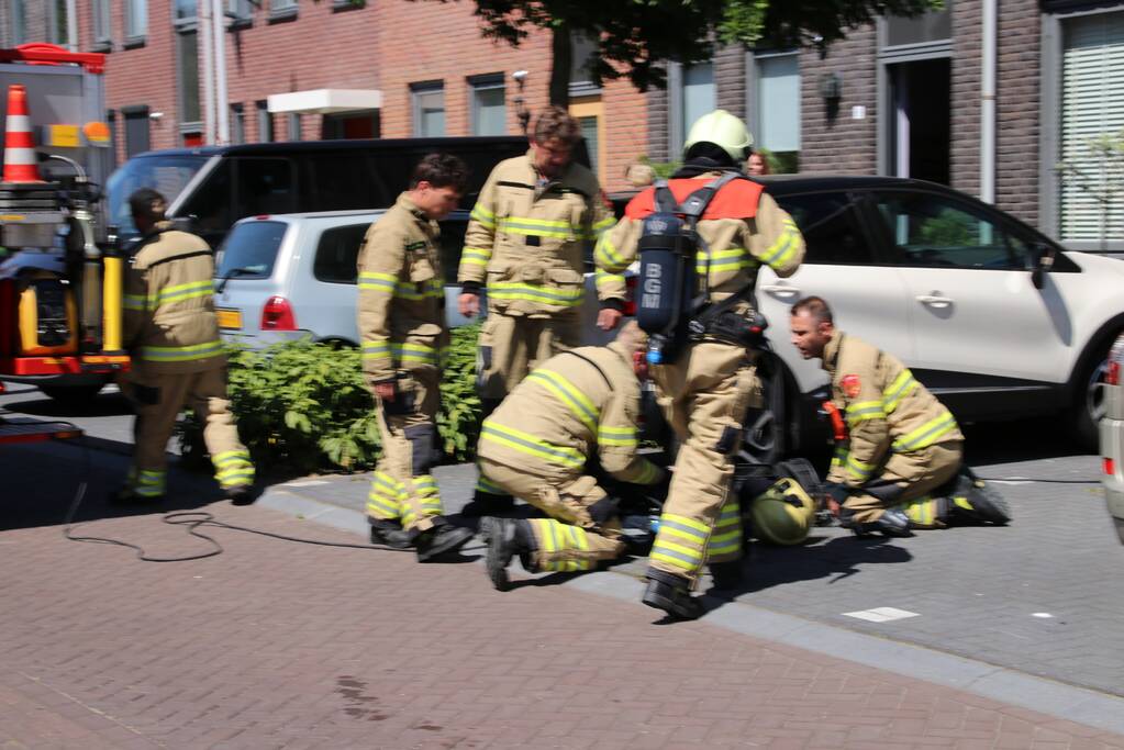 Bewoner naar ziekenhuis maar vergeet pannetje op het vuur