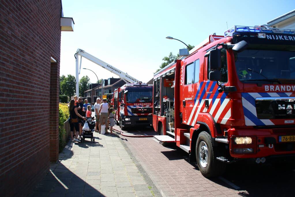 Brand in schuur van Geurts Tweewielers