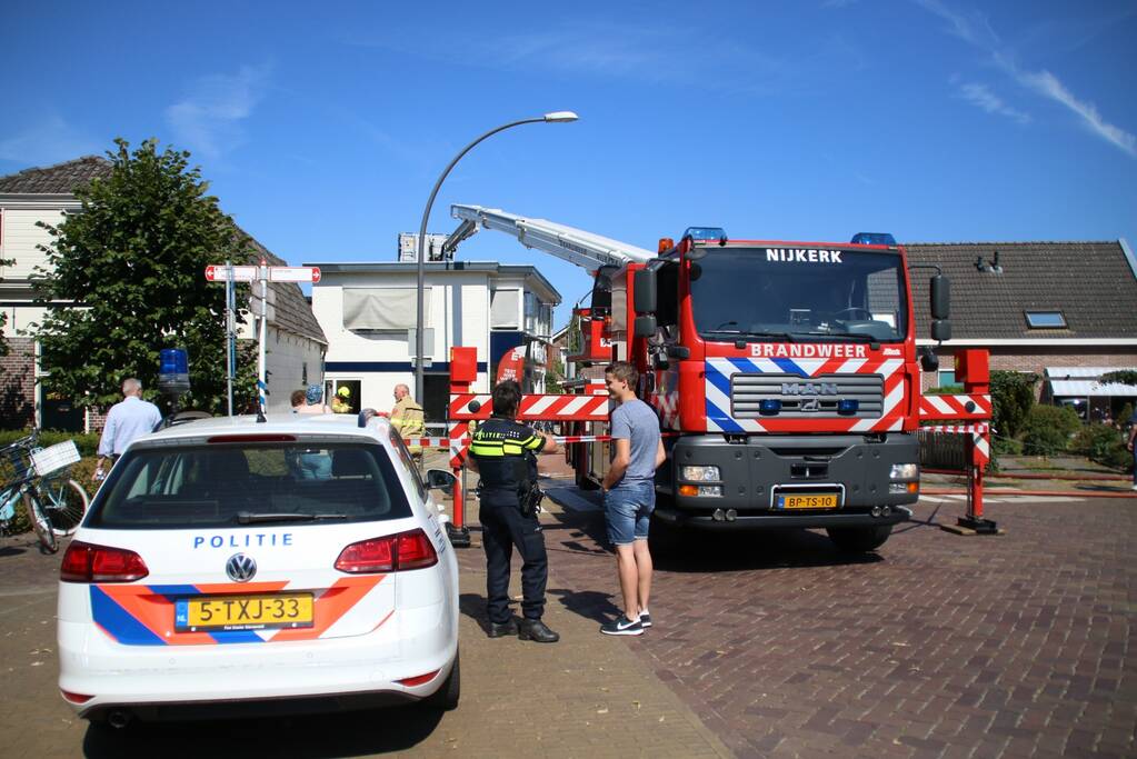 Brand in schuur van Geurts Tweewielers