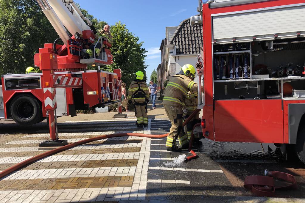 Brand in schuur van Geurts Tweewielers
