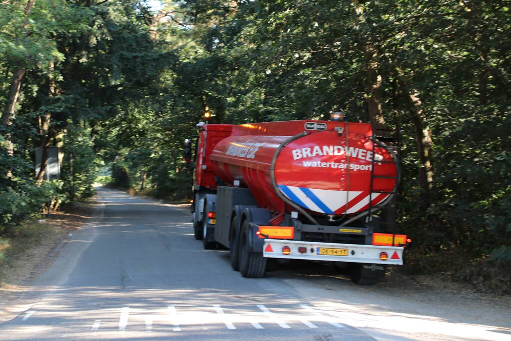 Brand in bosperceel