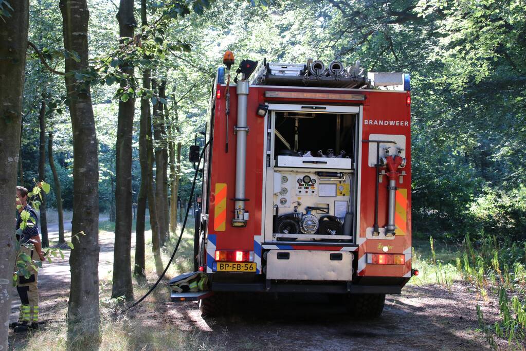 Brand in bosperceel