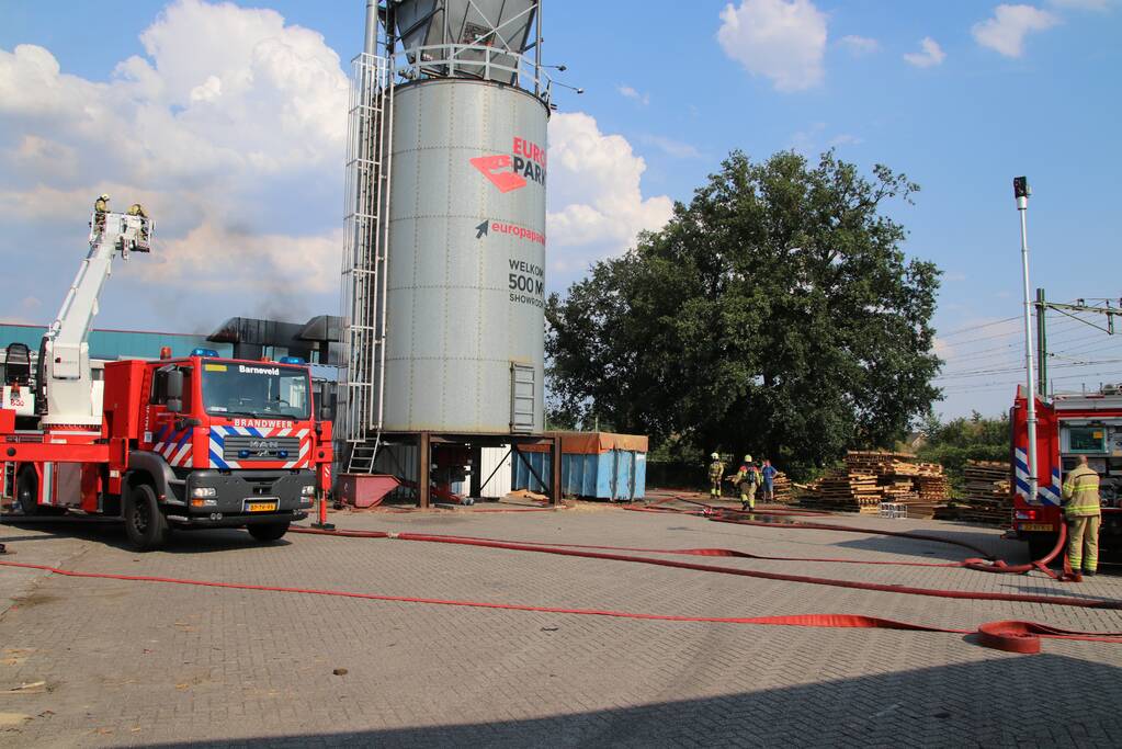 Veel inzet bij zeer grote brand