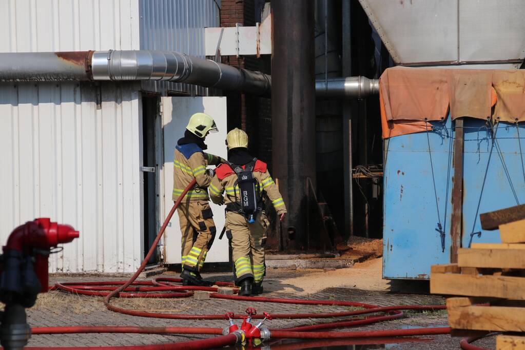 Veel inzet bij zeer grote brand