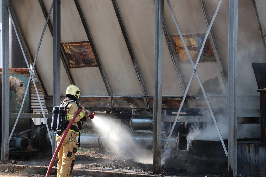 Veel inzet bij zeer grote brand