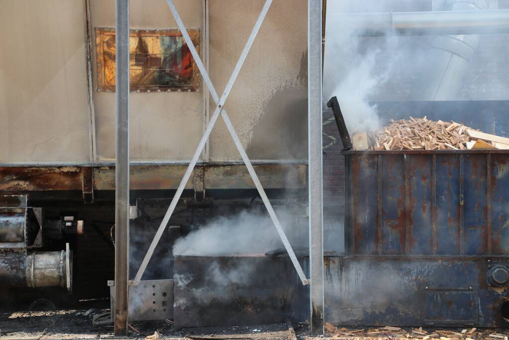 Veel inzet bij zeer grote brand