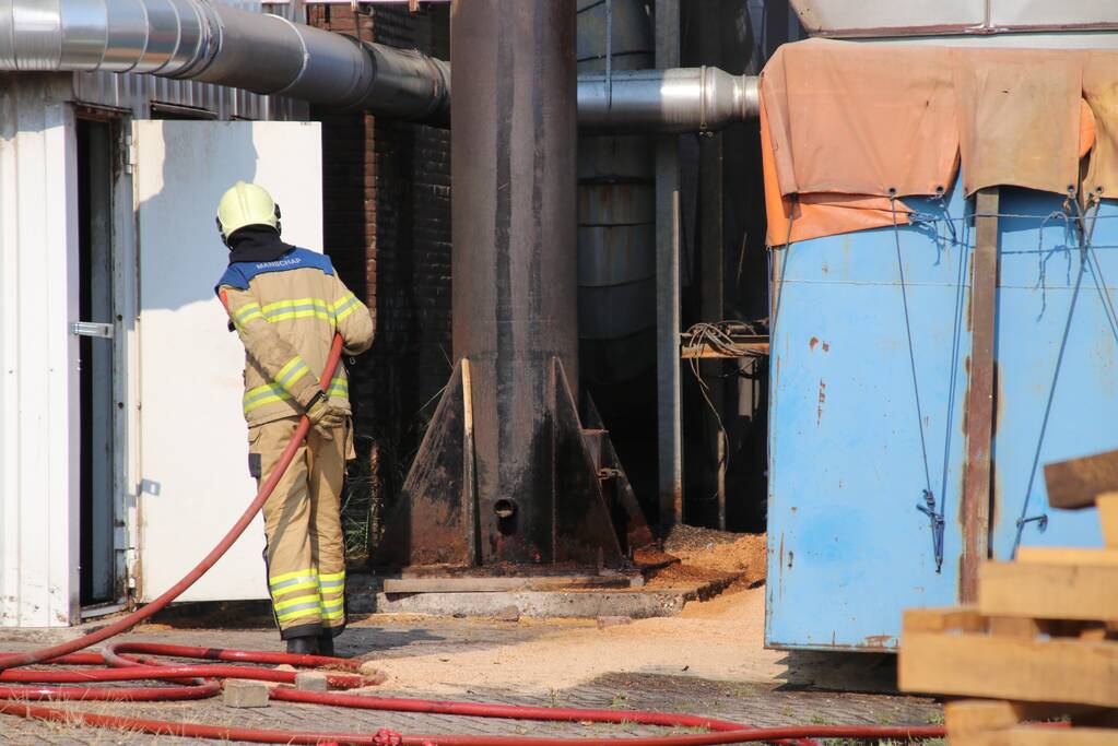 Veel inzet bij zeer grote brand