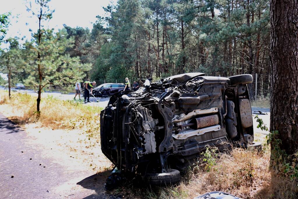 Zwaargewonden na frontale aanrijding