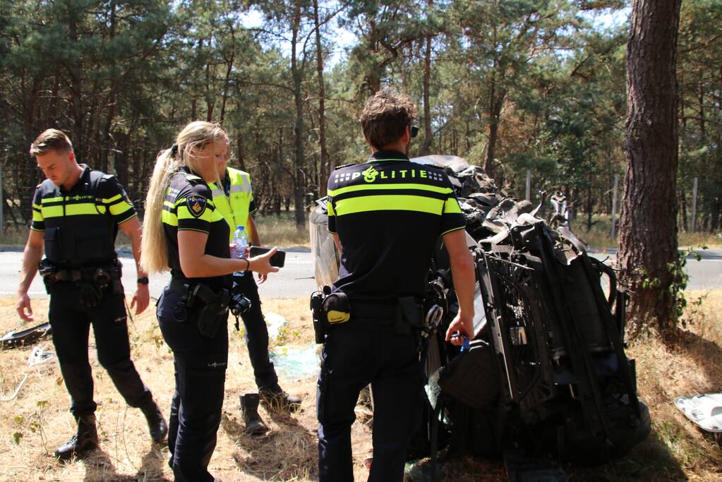 Zwaargewonden na frontale aanrijding