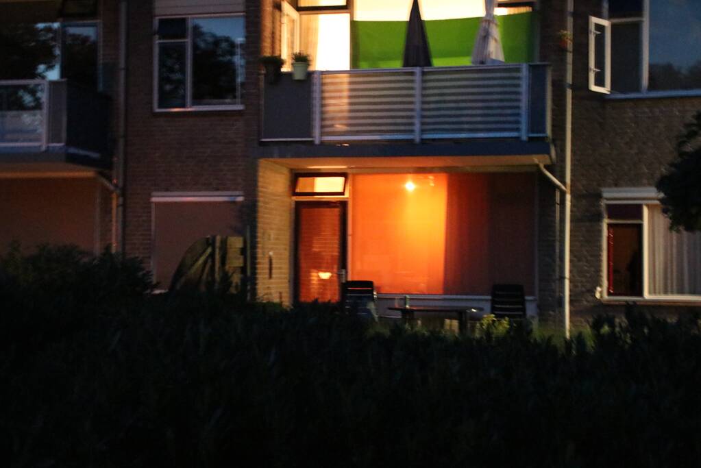 Appartementencomplex ontruimd bij brand