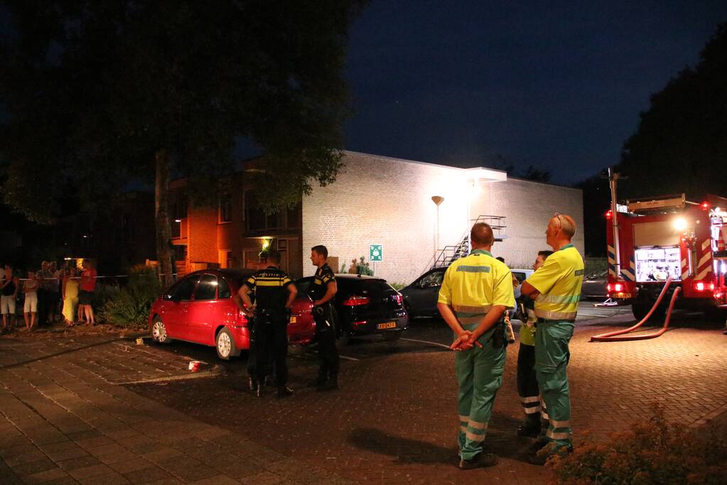 Appartementencomplex ontruimd bij brand