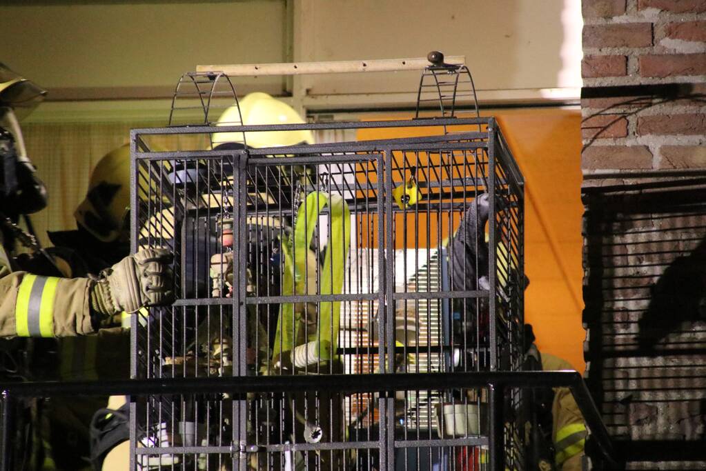 Appartementencomplex ontruimd bij brand