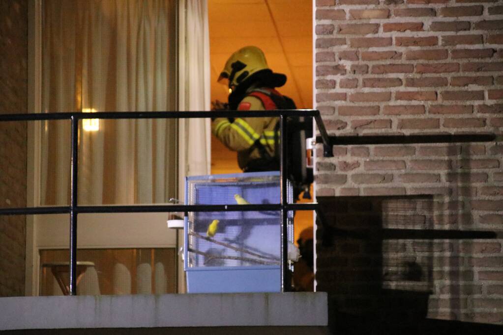 Appartementencomplex ontruimd bij brand