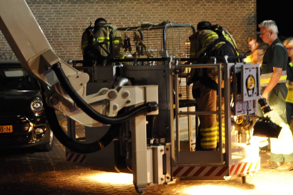 Appartementencomplex ontruimd bij brand