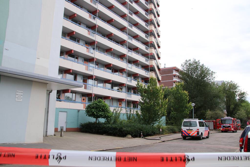 Kortsluiting mogelijke oorzaak van brand in flat