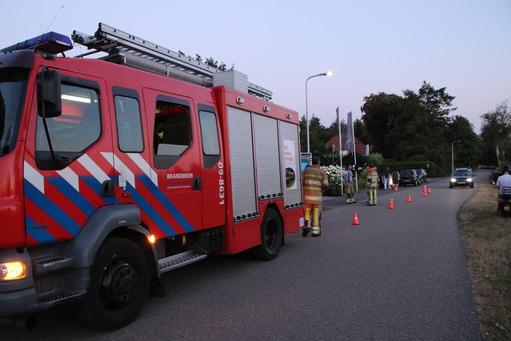 Terras ontruimd vanwege gaslek