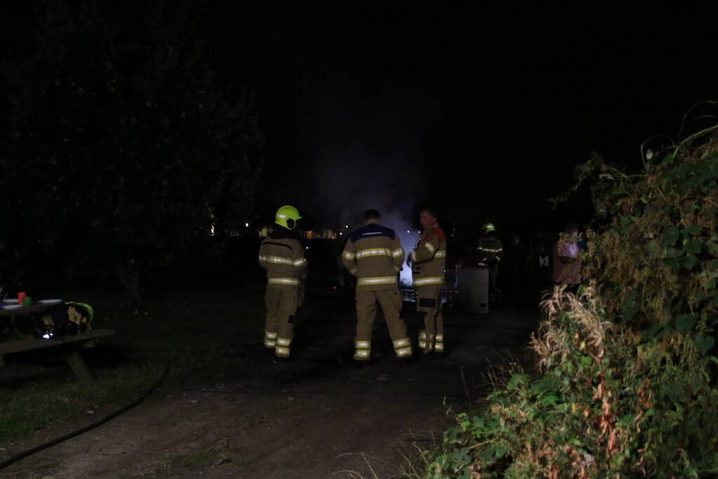 Kampvuur tijdens kinderfeestje loopt uit de hand