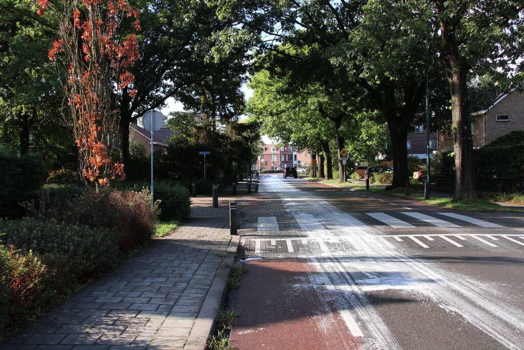 Brandstofspoor zorgt voor meerdere glijpartijen