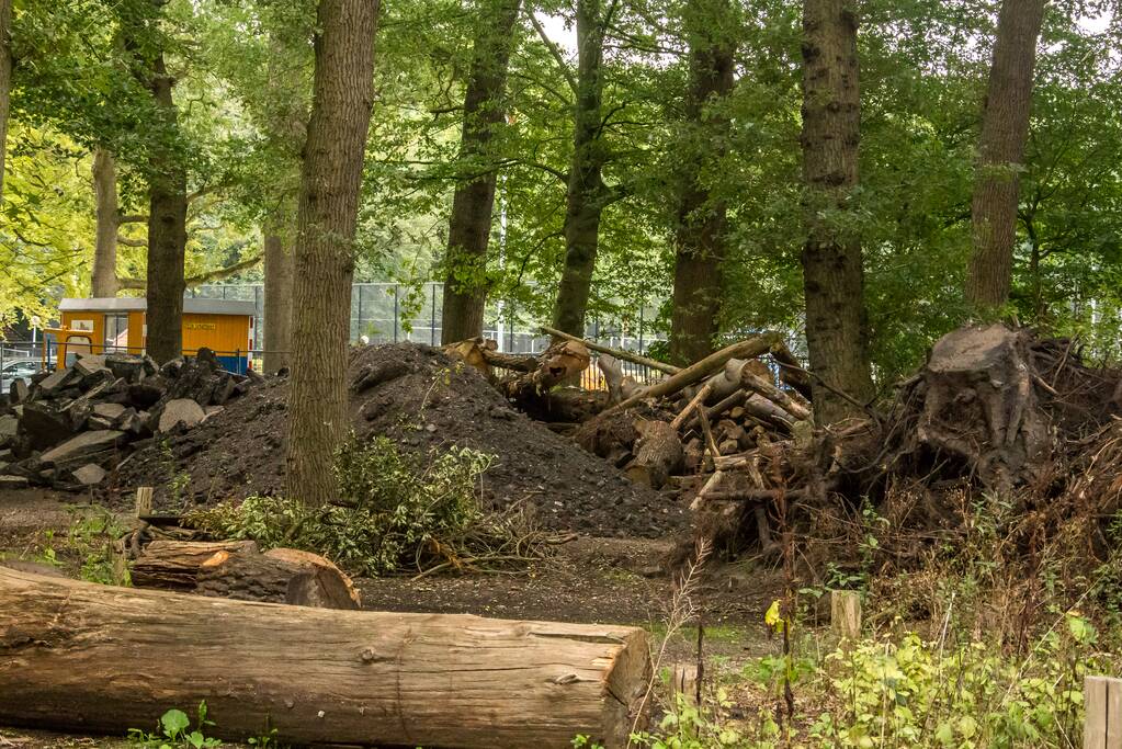 Werkzaamheden nieuwe parkeerplaats Sportpark Birkhoven in volle gang