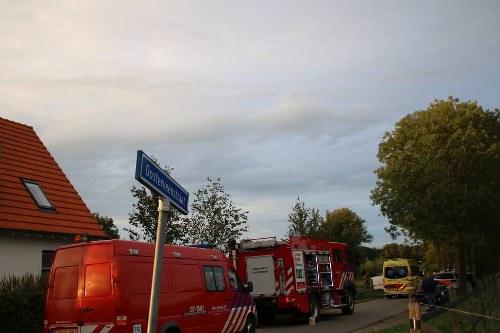 Bestuurder mist bocht en botst tegen boom