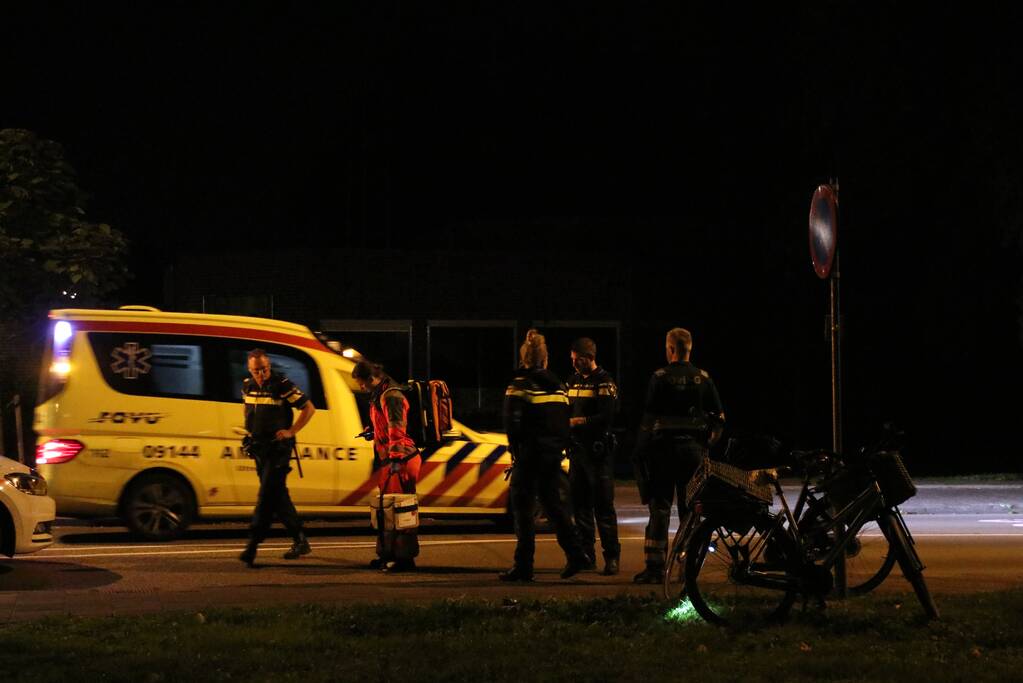 Fietser zwaargewond bij valpartij