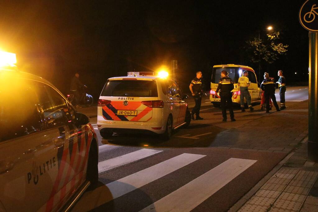 Fietser zwaargewond bij valpartij