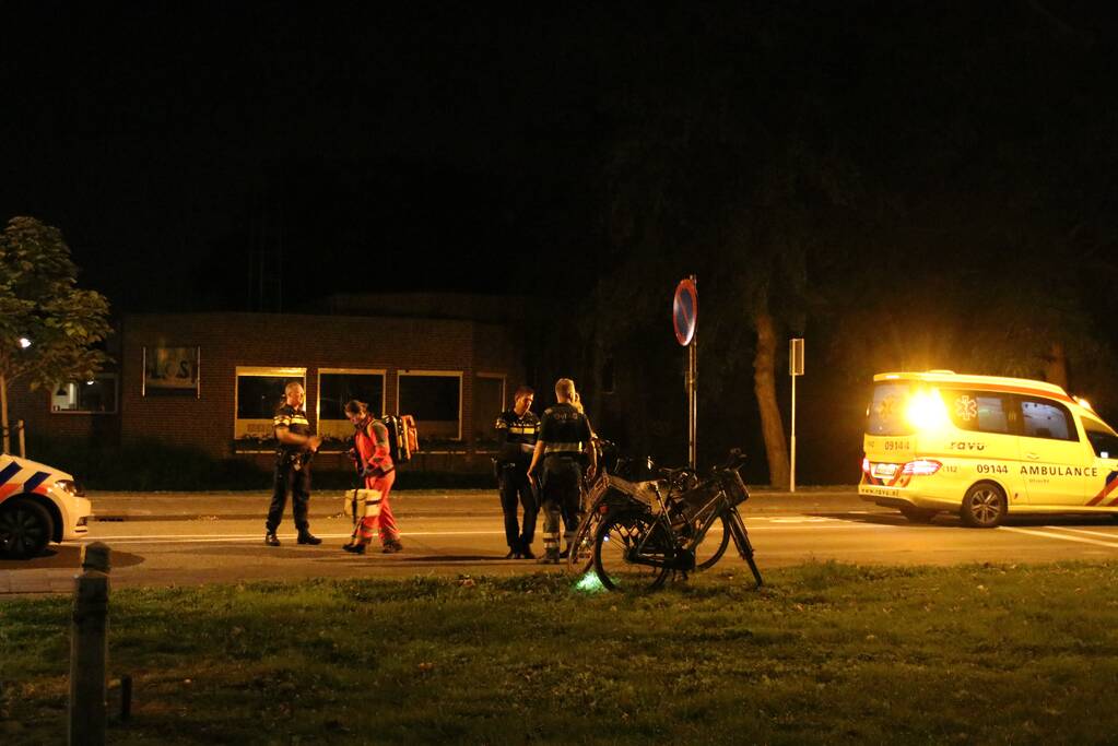 Fietser zwaargewond bij valpartij