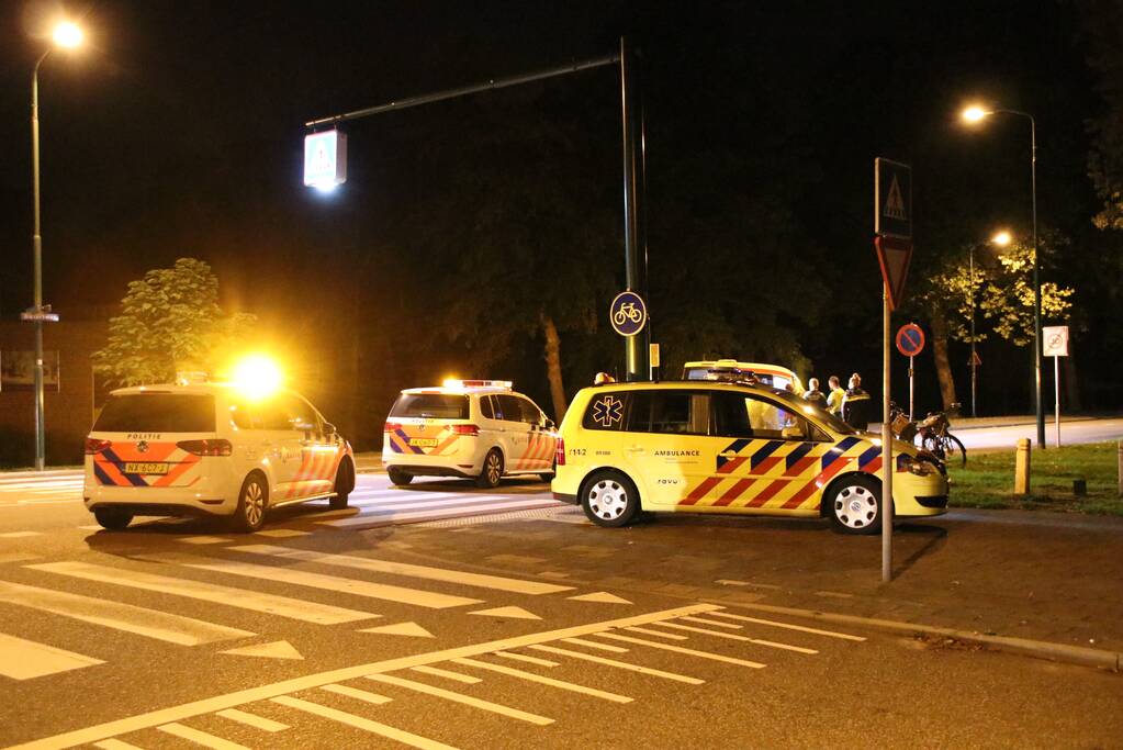 Fietser zwaargewond bij valpartij