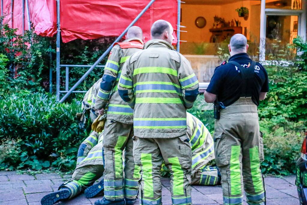 Voorbijgangers ruiken gaslucht