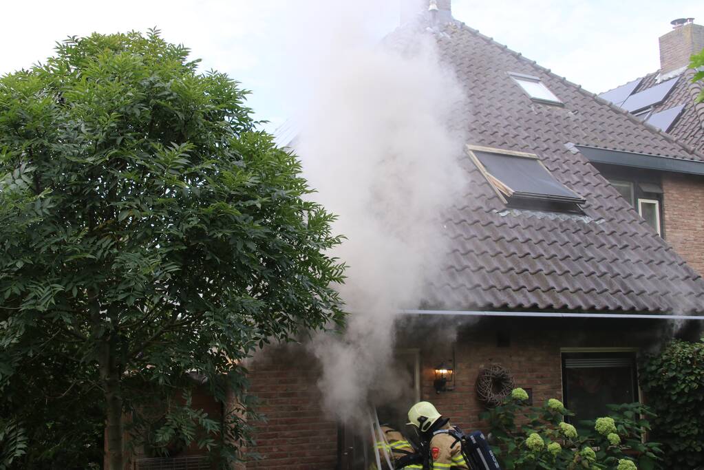 Brand in bijkeuken