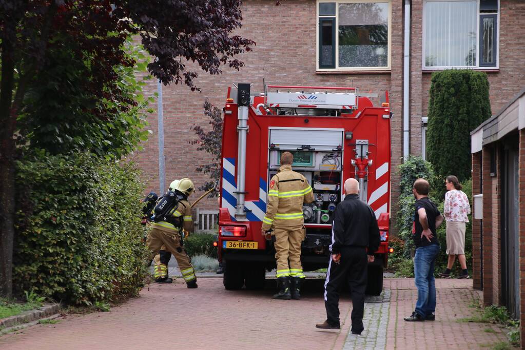 Brand in bijkeuken