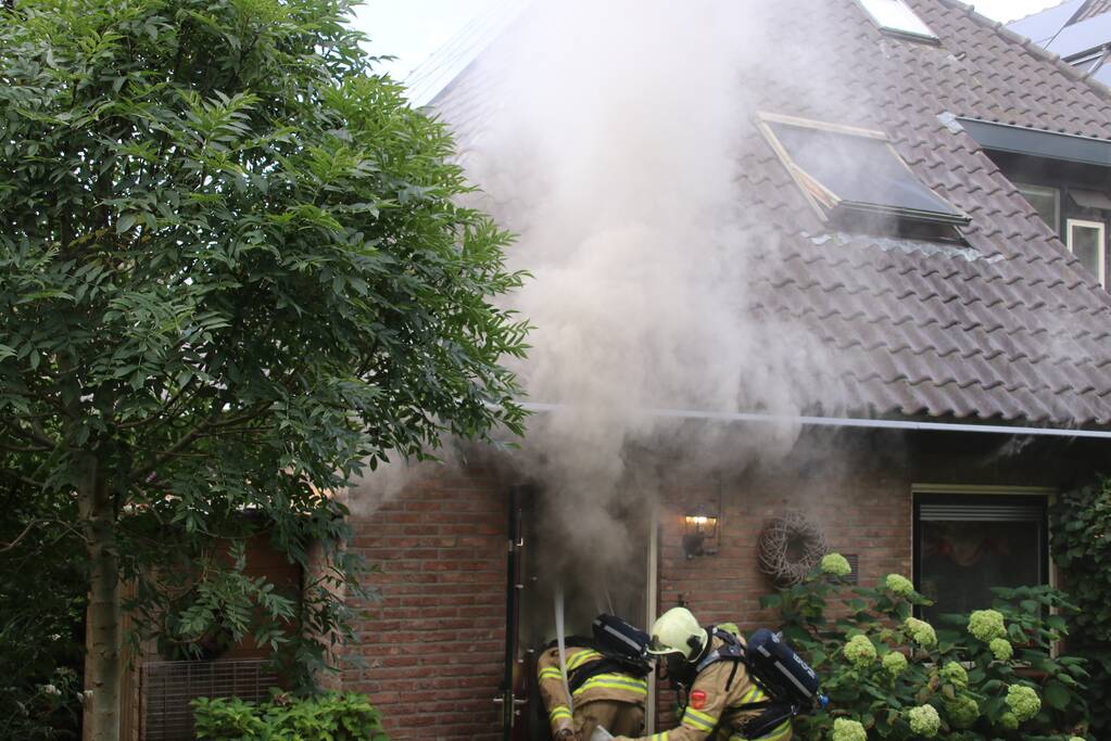 Brand in bijkeuken