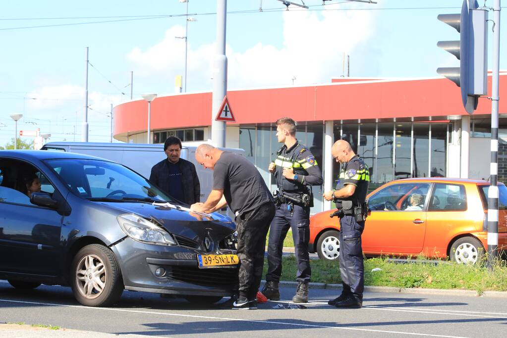 Veel schade bij kop-staartbotsing