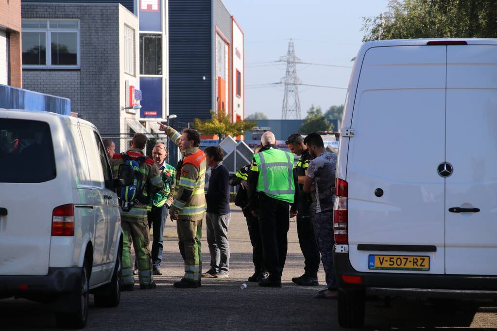 Vreemde lucht in bedrijfsverzamelpand