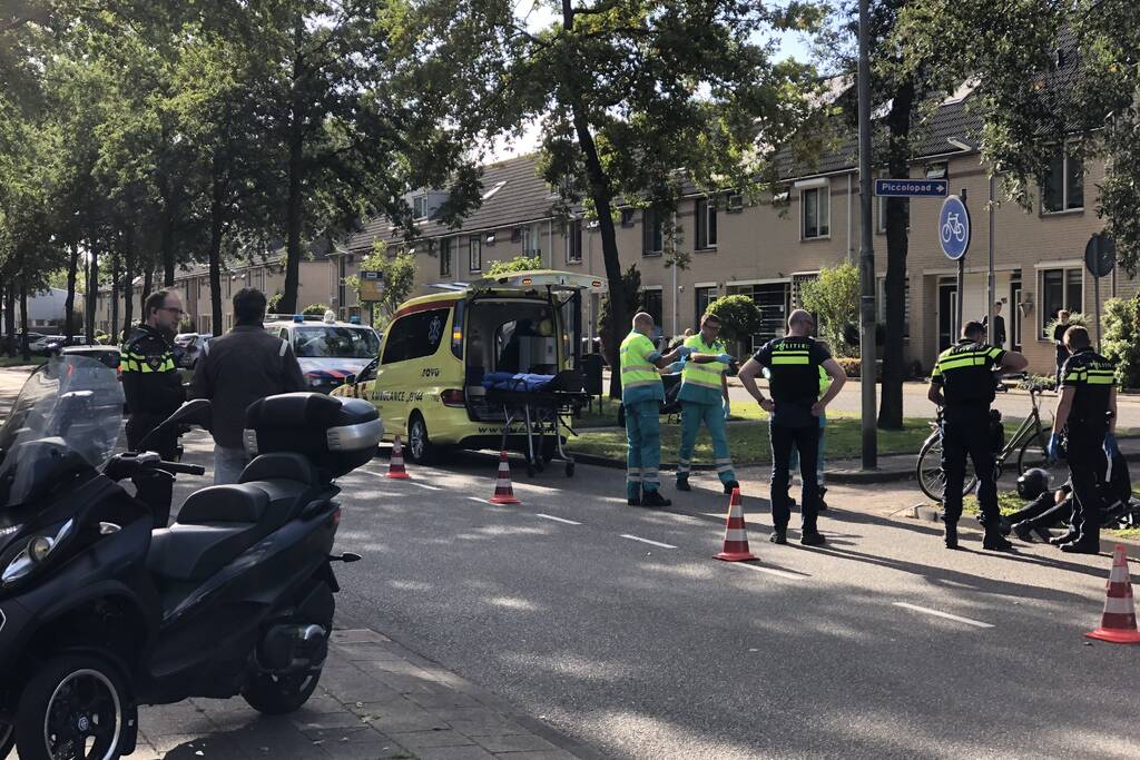 Fietser gewond na aanrijding met driewieler