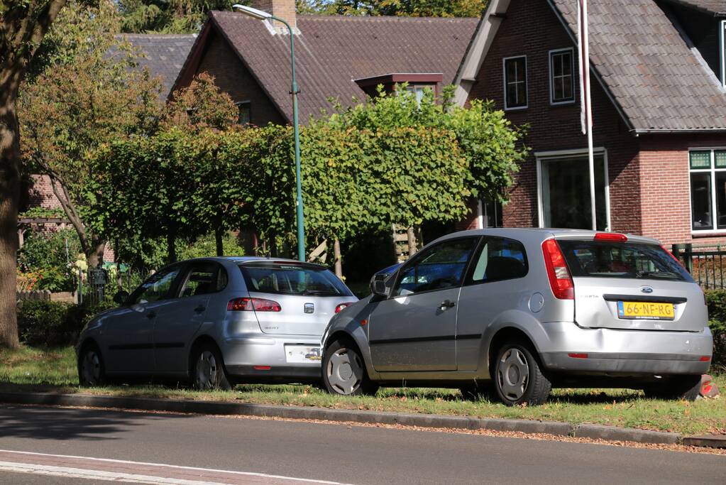 Twee gewonden bij kettingbotsing