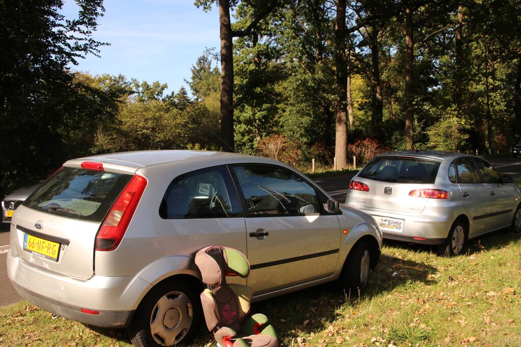 Twee gewonden bij kettingbotsing