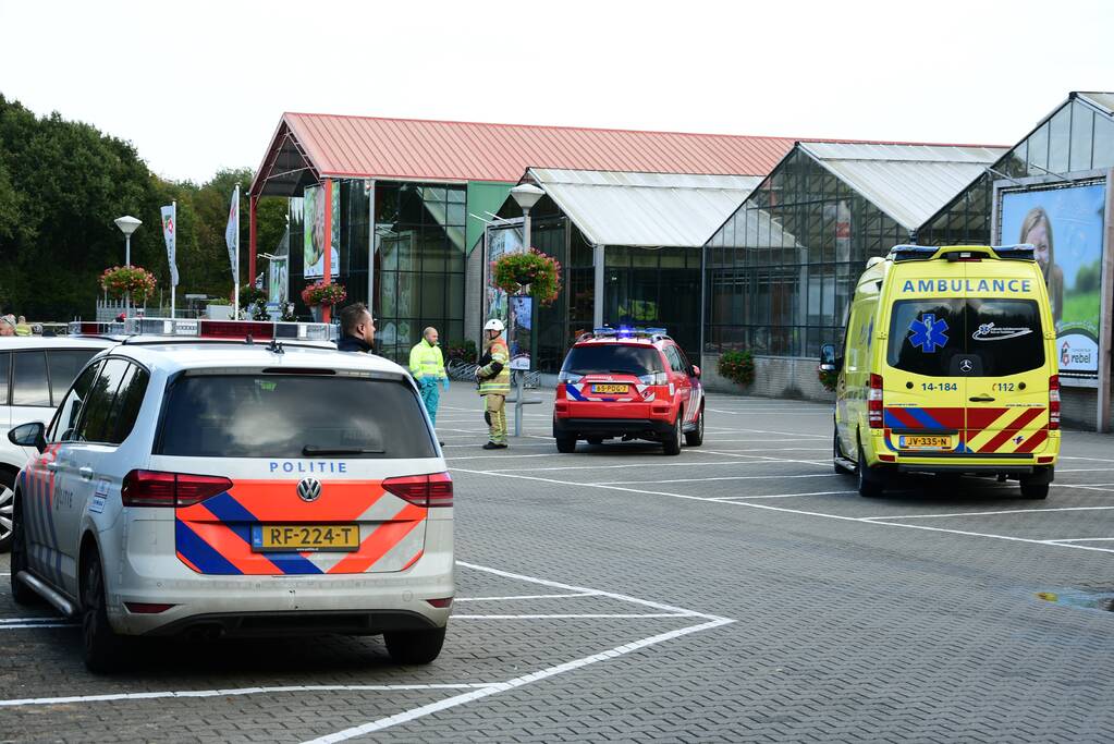 Brand in Tuincentrum Rebel