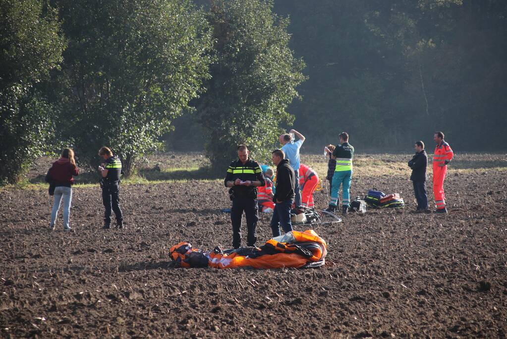 Matrasvlieger ernstig gewond