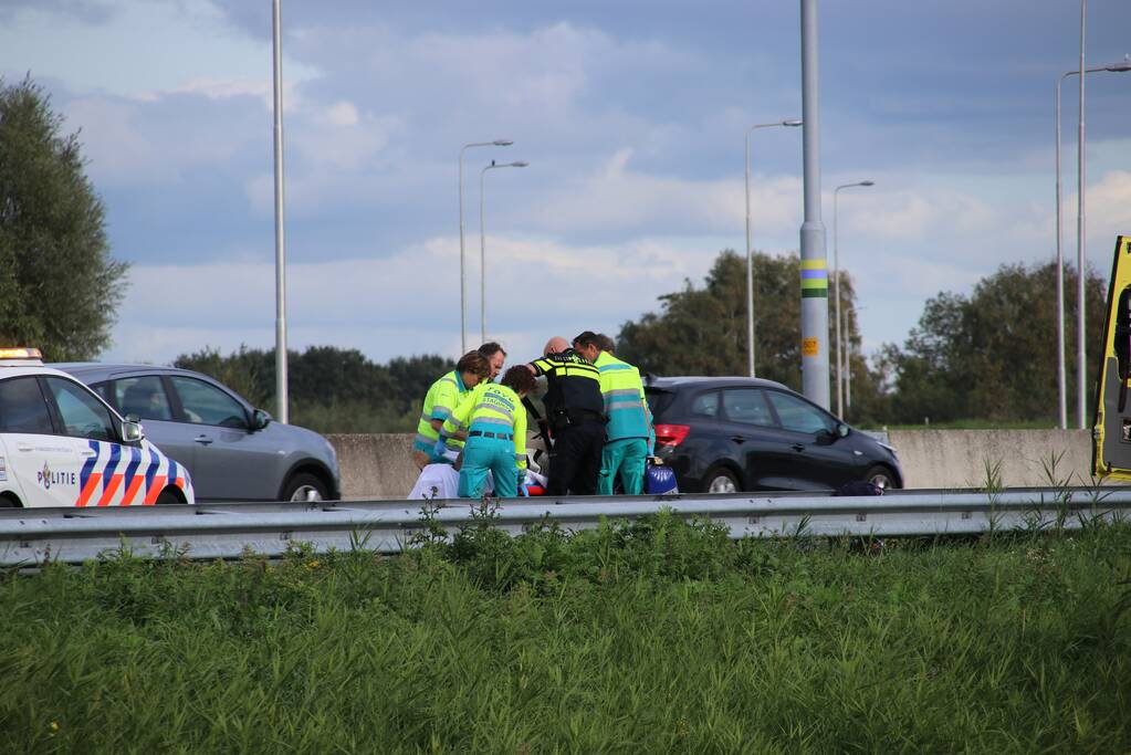 Rijstrook afgesloten voor reanimatie