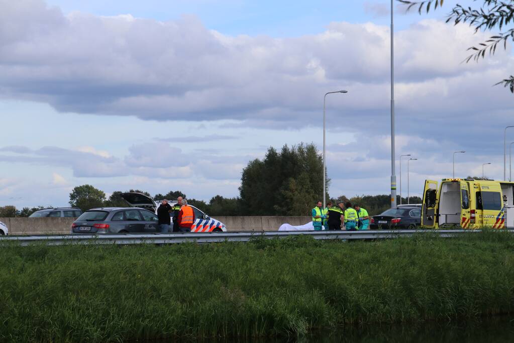 Rijstrook afgesloten voor reanimatie