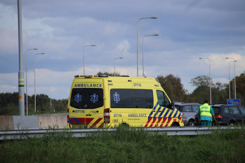 Rijstrook afgesloten voor reanimatie