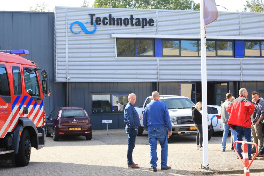 Bedrijfspand ontruimd na gaslucht