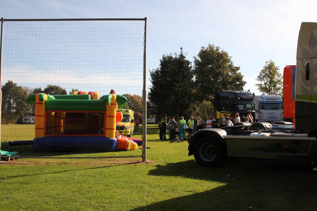 Kind gewond tijdens truck evenement
