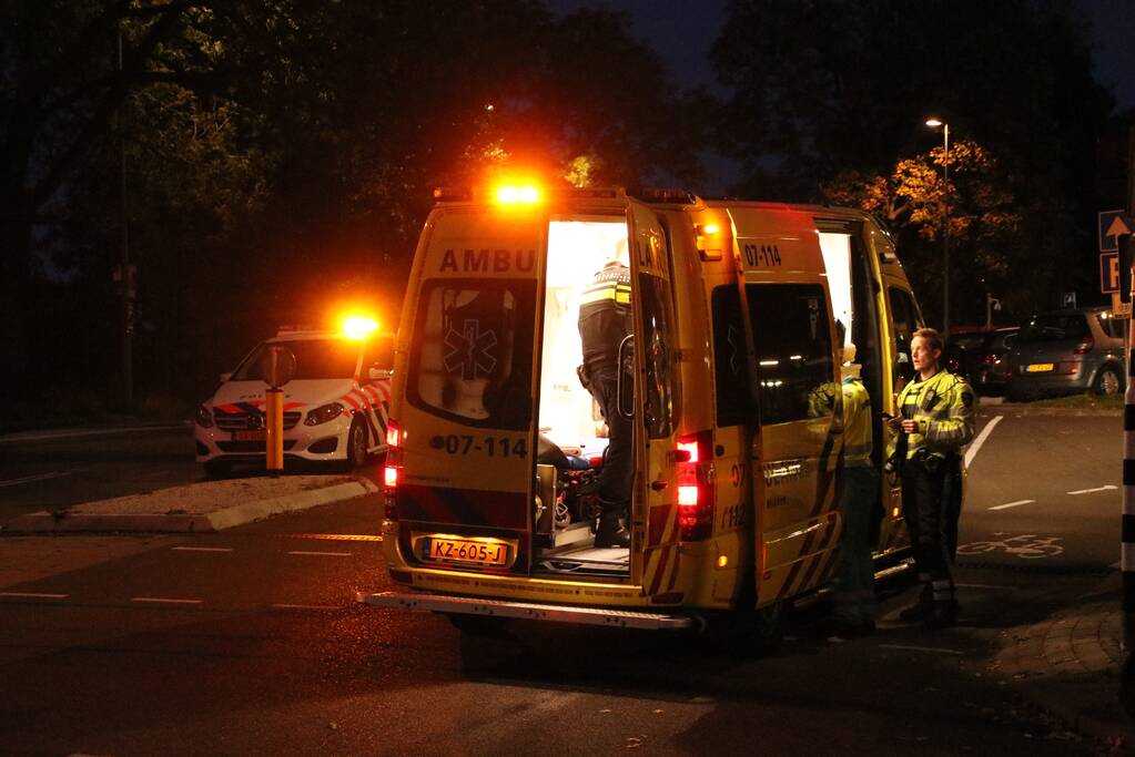 Persoon onder invloed gewond en aangehouden