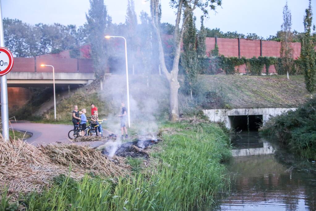 Lean (10) en Alec (8) blussen brand