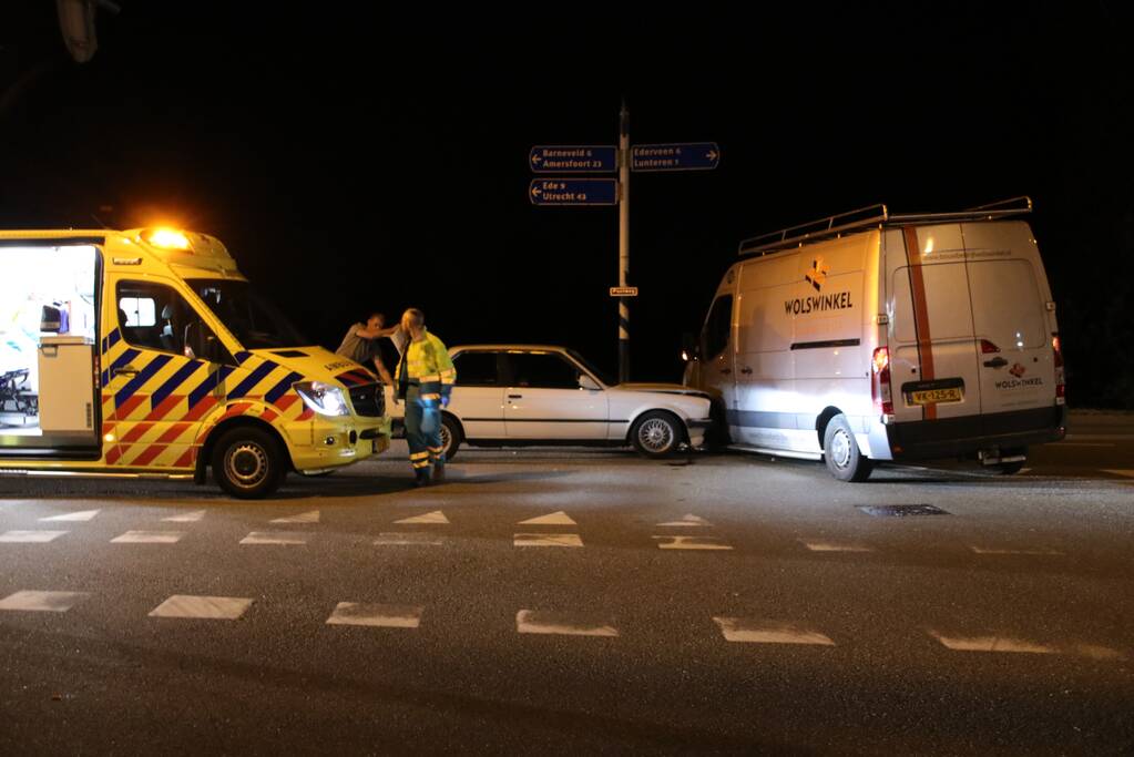 Gewonde na voorrangsfout